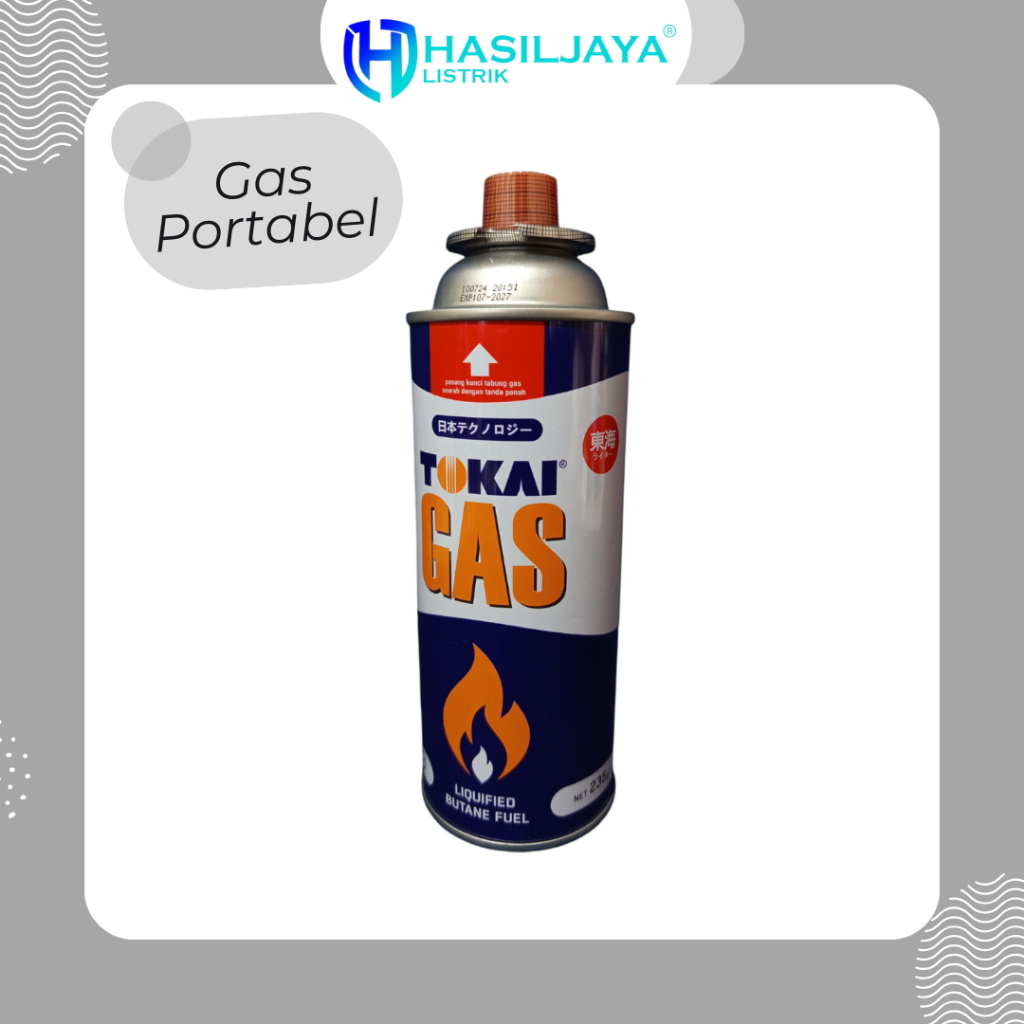 GAS PORTABLE/ GAS KOMPOR CAMPING/ GAS KECIL TOKAI/GAS PORTABEL