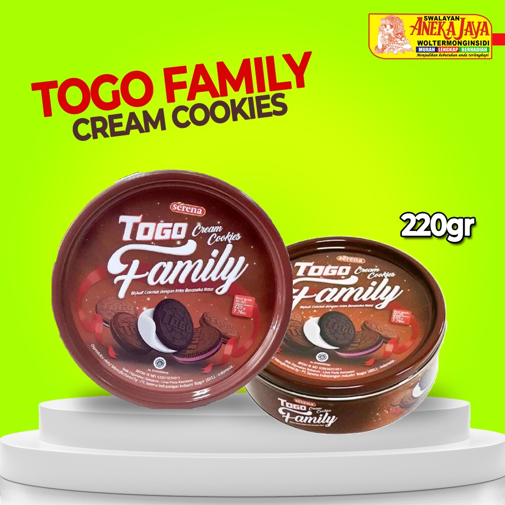

TOGO FAMILY CREAM COOKIES KALENG 220gr