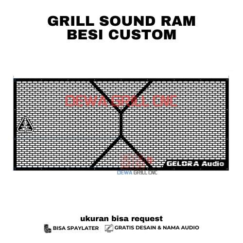 Grill Box Speaker Line Array 4 inch single Custom