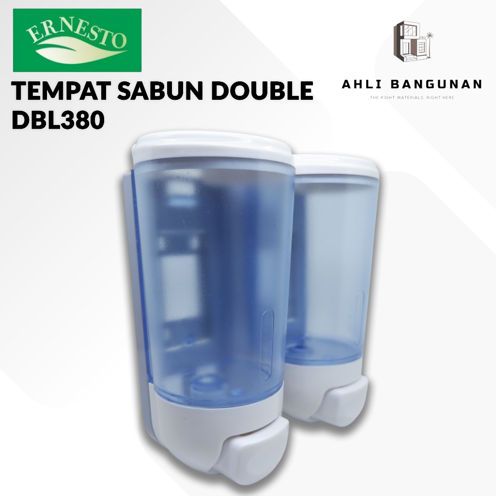 ERNESTO Tempat Sabun Cair Double / Dispenser Sabun Cair EN8002