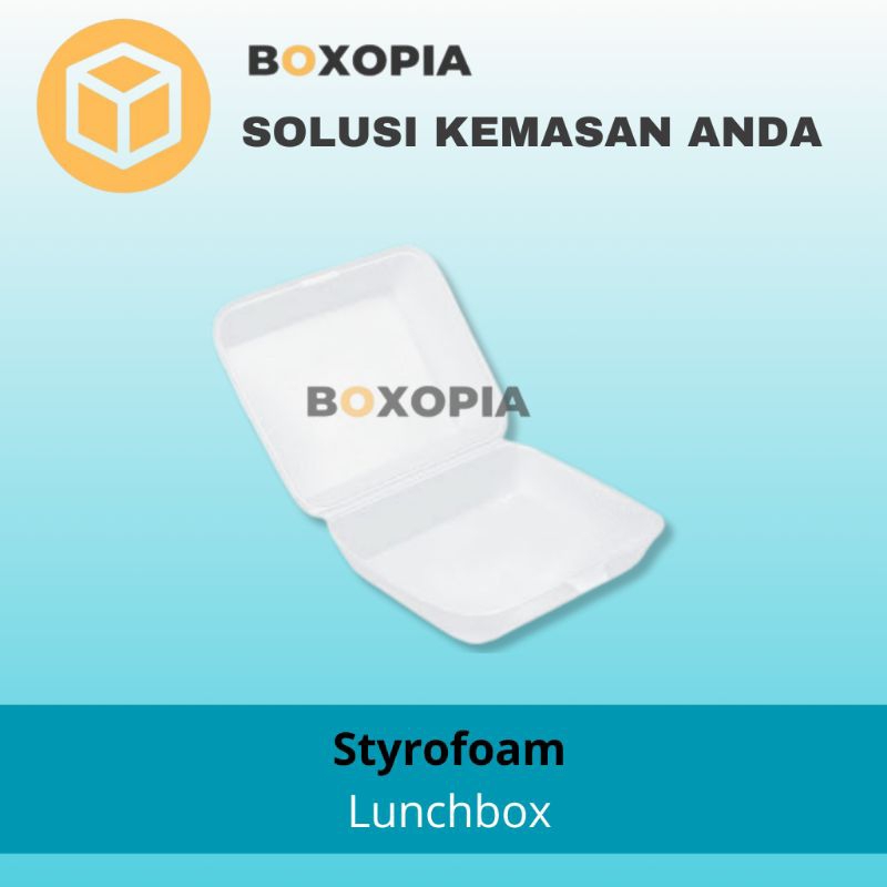Styrofoam kotak makan/ Styrofoam bubur/Styrofoam ayam geprek/Styrofoam nasi rames