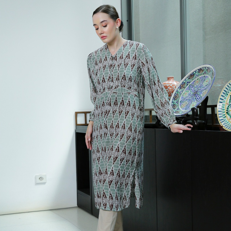 Batik Huza - Tunik Edma - Long Tunik Batik