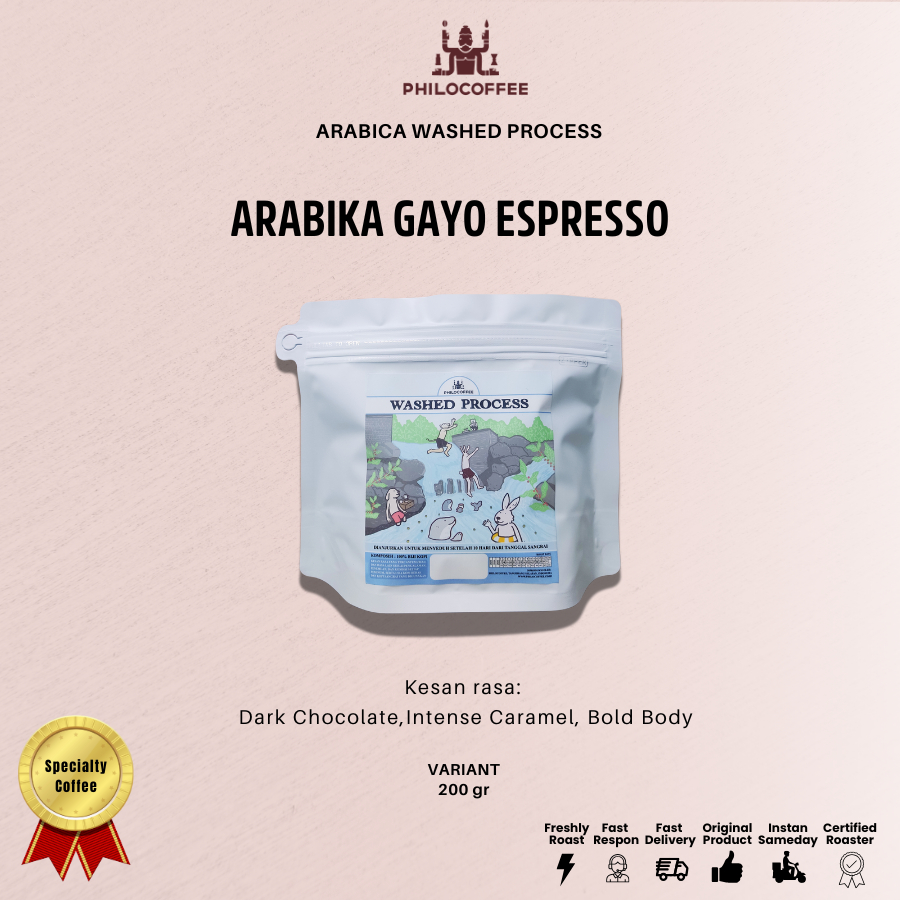 

Biji Kopi Gayo Espreso 200g | Single Origin Espresso