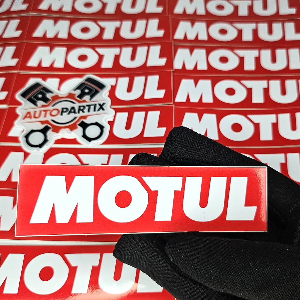 STIKER MOTUL STICKER OLI MOTUL Stiker Motor Mobil Glossy