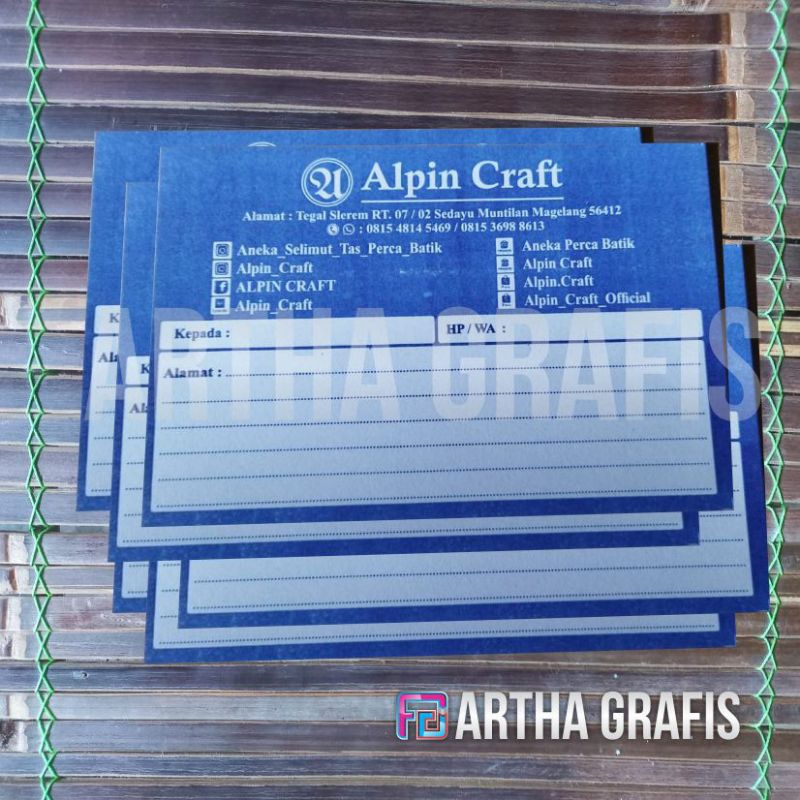 

Kertas kirim paket, Dll.