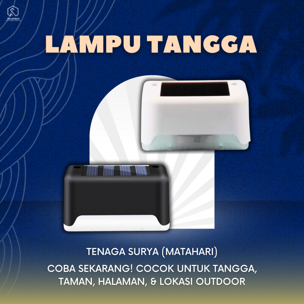 Lampu Sorot Tangga Jalan Jalanan Taman Lapangan Luar Depan Rumah Garasi Halaman Gang Waterproof Taha