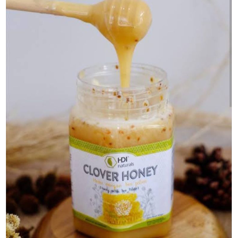 

madu clover honey 500gr exp 2026 free sendok kayu