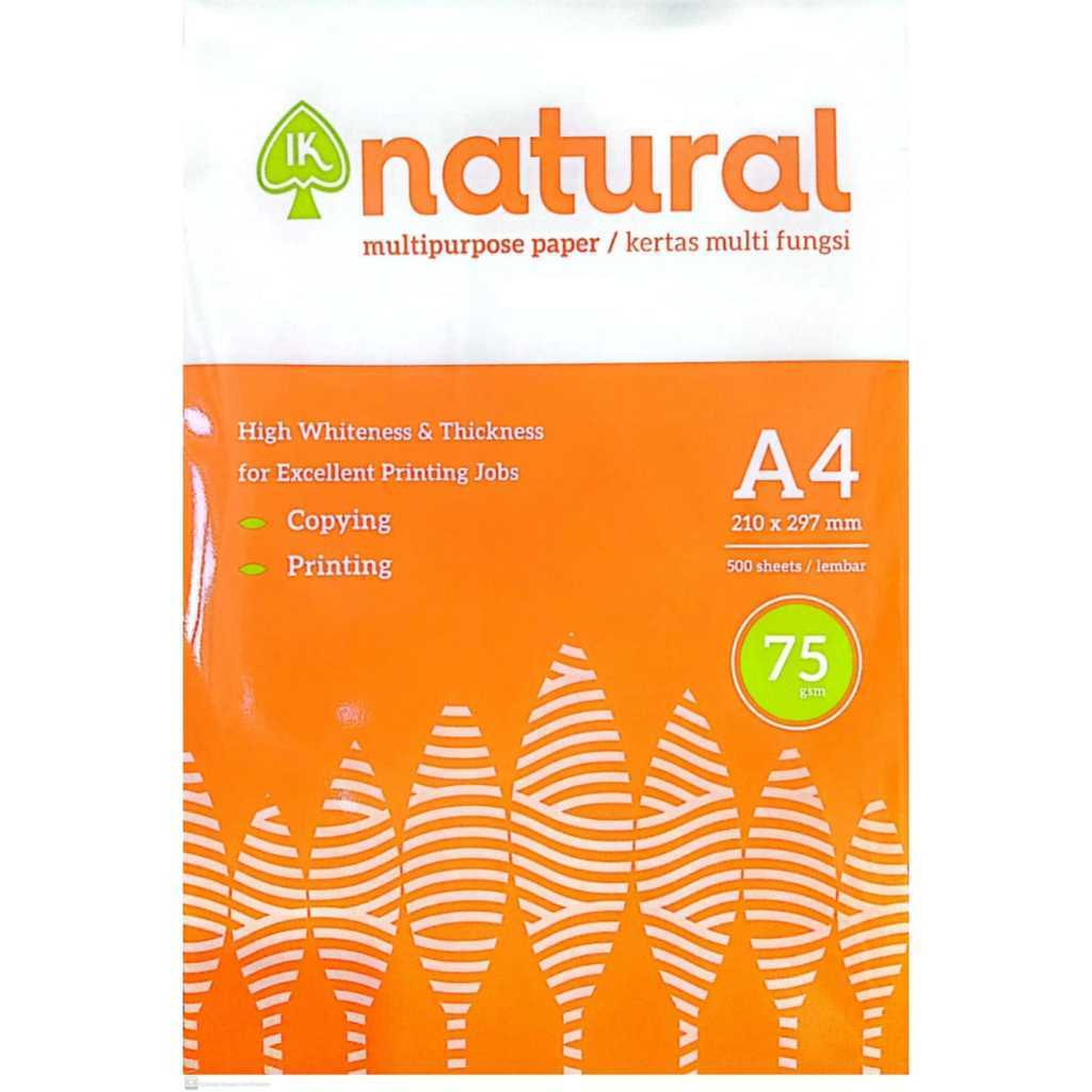 

Kertas HVS Natural A4 75gr / Kertas Fotocopy / Kertas HVS