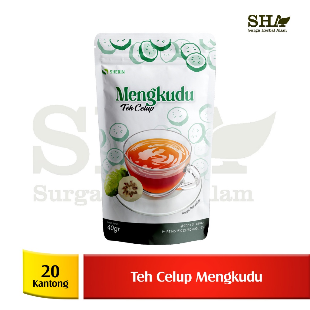 

Sherin - Teh Celup Mengkudu Herbal Alami Untuk Menurunkan Tekanan Darah Tinggi 1 pouch 20 kantong