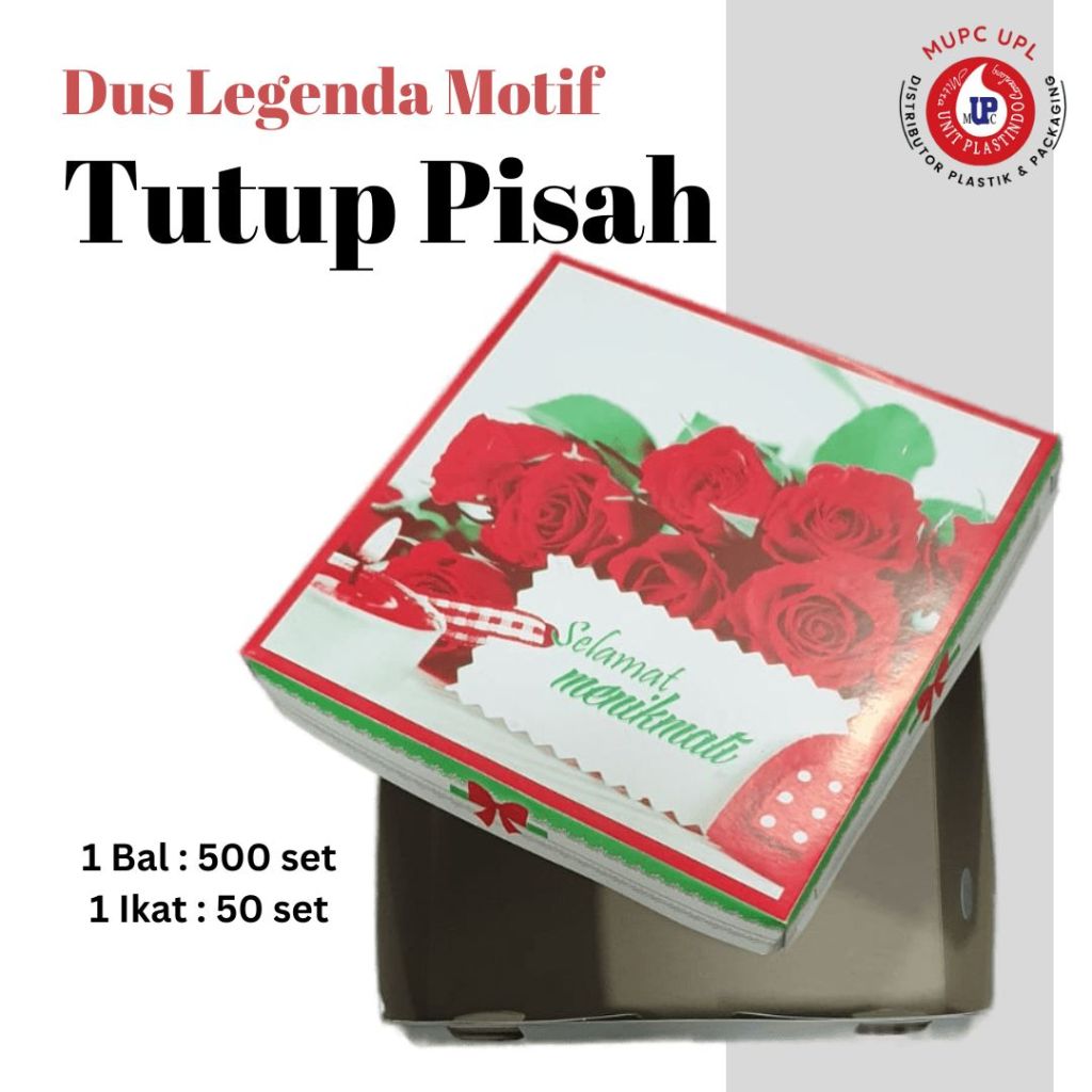 

Dus Legenda Motif Tutup Pisah/ Dus Kue/ Dus Nasi