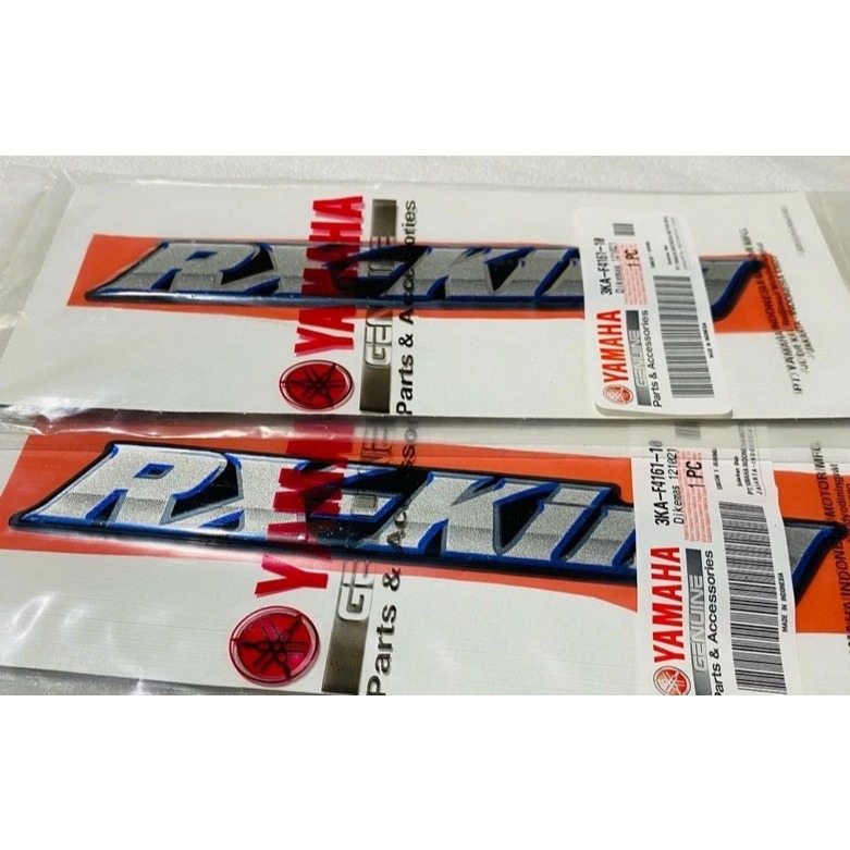 EMBLEM RX KING ORIGINAL LOSPACK TAHUN 2002 HIJAU BOTOL
