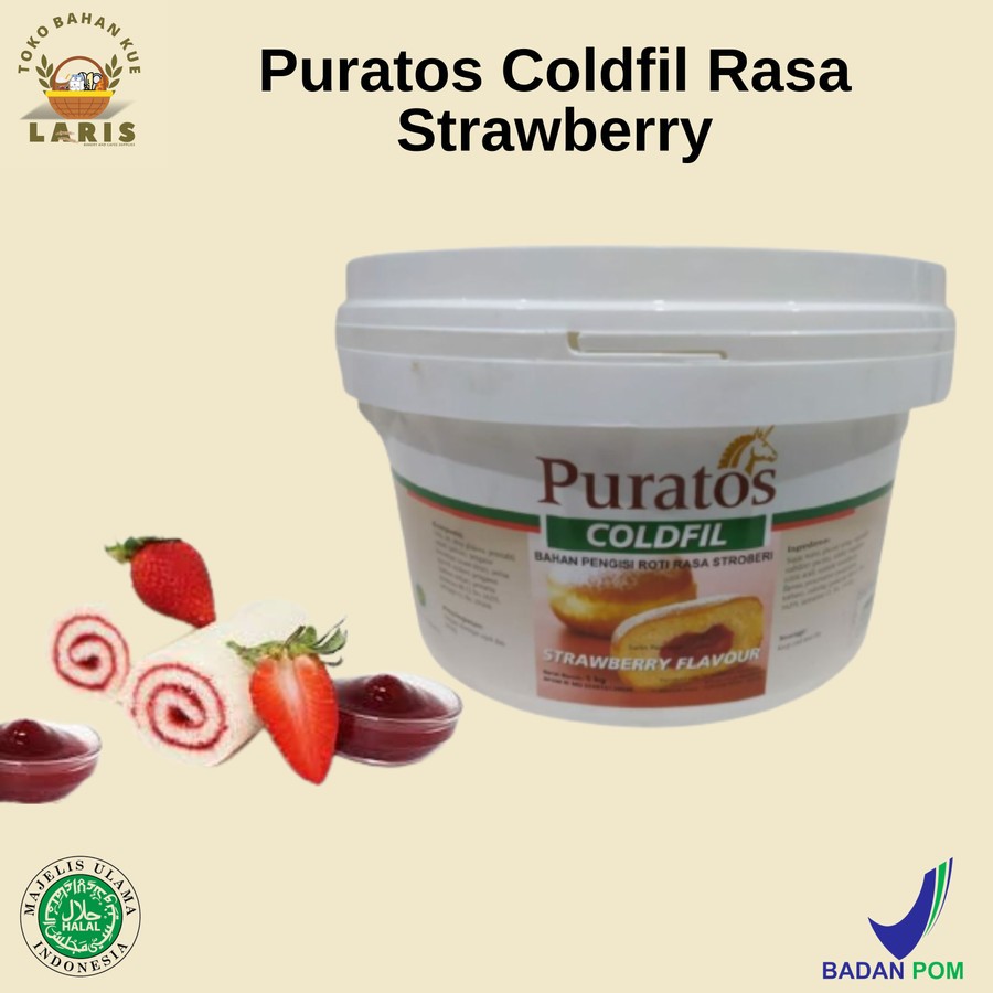 

Puratos Coldfil Rasa Strawberry / BLUEBERRY KEMASAN REPACK 250 GRAM