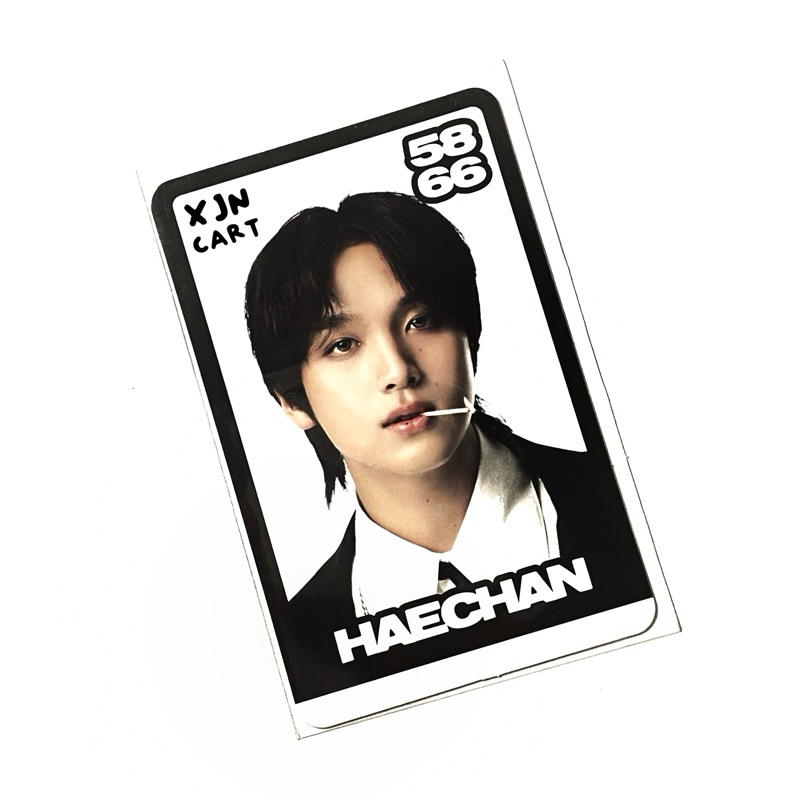 haechan trading card glitch mode ver. b concept (haechan korek)