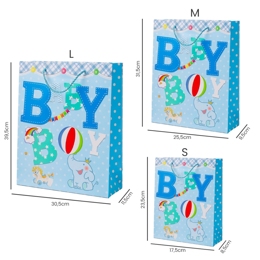 

Paper Bag Baby Boy / Paper Bag Baby Girl / Goodie bag Baby Boy / Goodiebag Baby Girl / Paperbag Souvenir Lahiran / Paperbag New Born