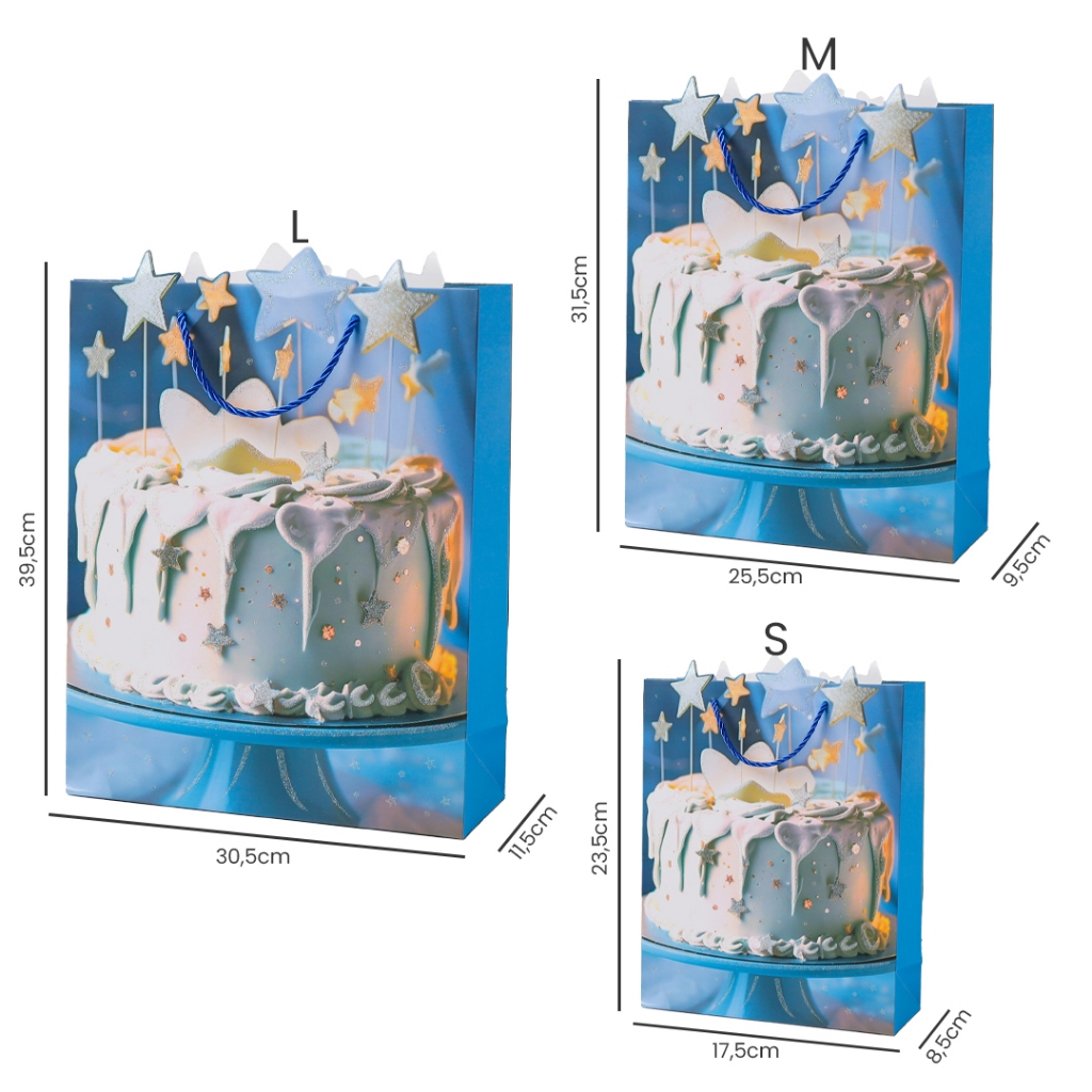 

Paper Bag Happy Birthday / Goodie Bag Hampers Ulang Tahun / Paper Bag Ulang Tahun / PaperBag Tas Kado / Paper Bag Graduation