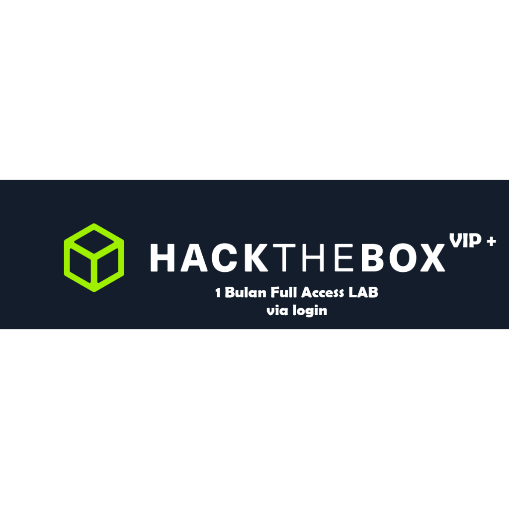 Jual Voucher Premium HackTheBox (HTB) VIP + 1 Bulan Fresh dan Murah - VIA LOGIN