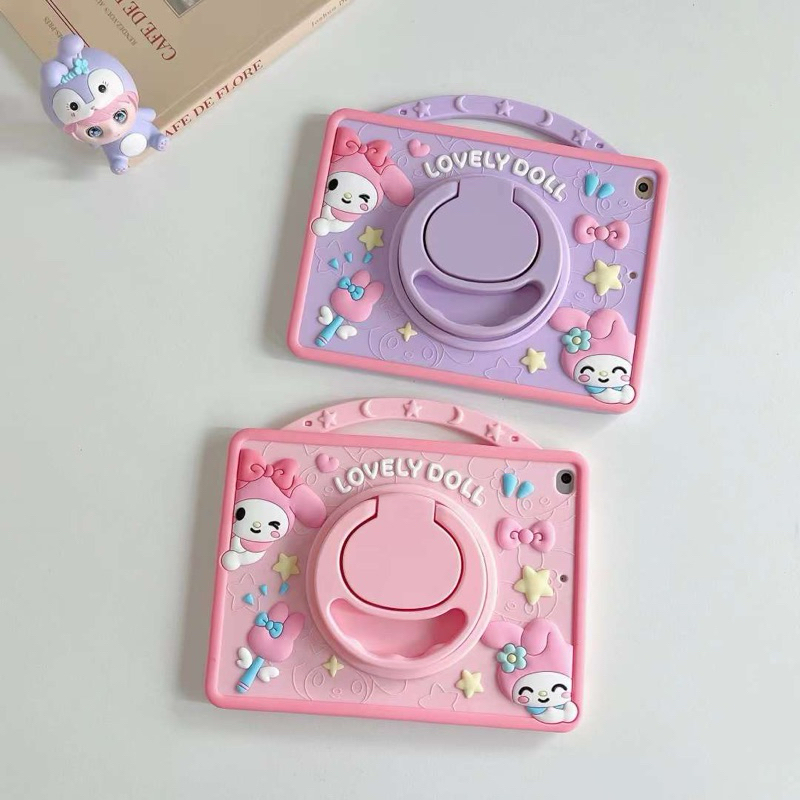 Asmara Home Case Karakter Astronot Kuromi For Redmi Pad 10.61 Inch Soft Case Motif Standing Free