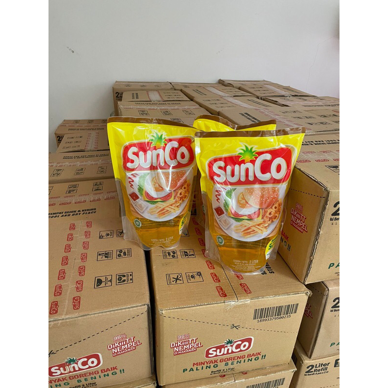 

Minyak goreng sunco 2 literan isi 6 kartonan