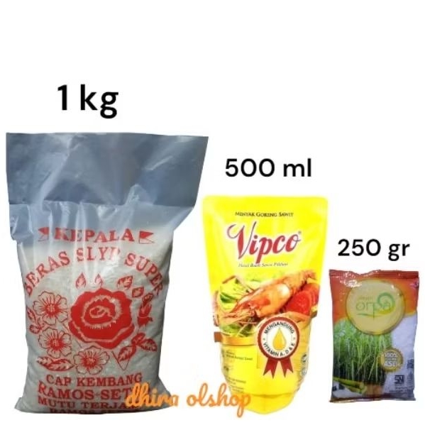 

READY PAKET BERAS/MINYAK/GULA