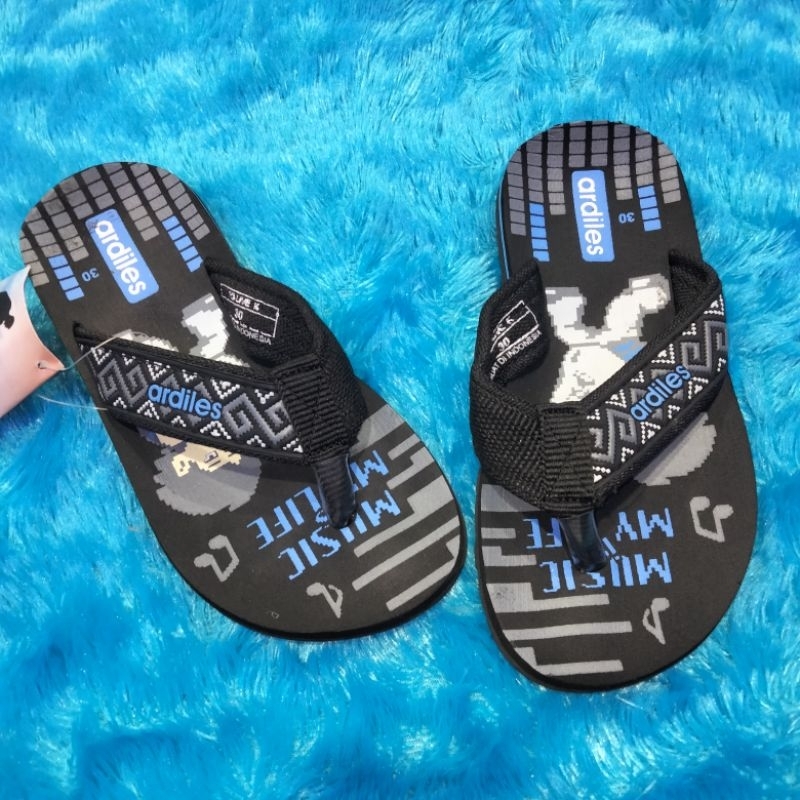 Sandal Anak ARDILES FO- LIVE K Sandal Jepit Anak Cowok Size 28-31