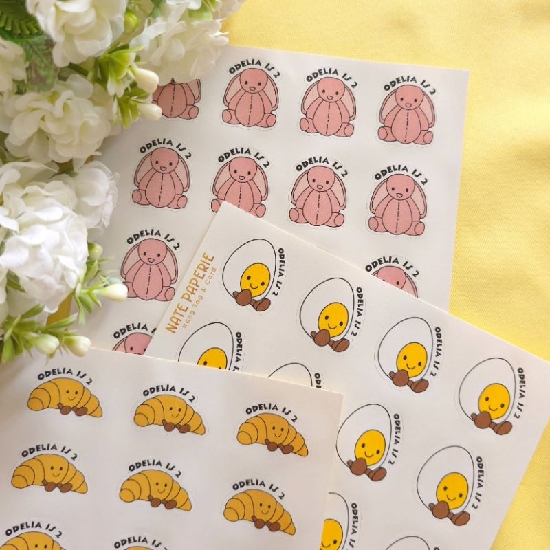 

JELLYCAT Hang Tag Tebal TIDAK LETOY & Sticker