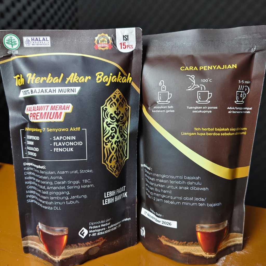 

Teh Herbal Akar Bajakah 100% Asli Kalimantan