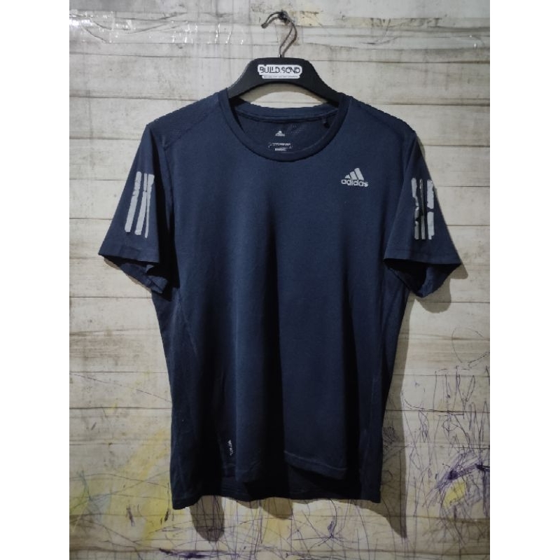 Adidas Running Jersey Sport Biru Dongker