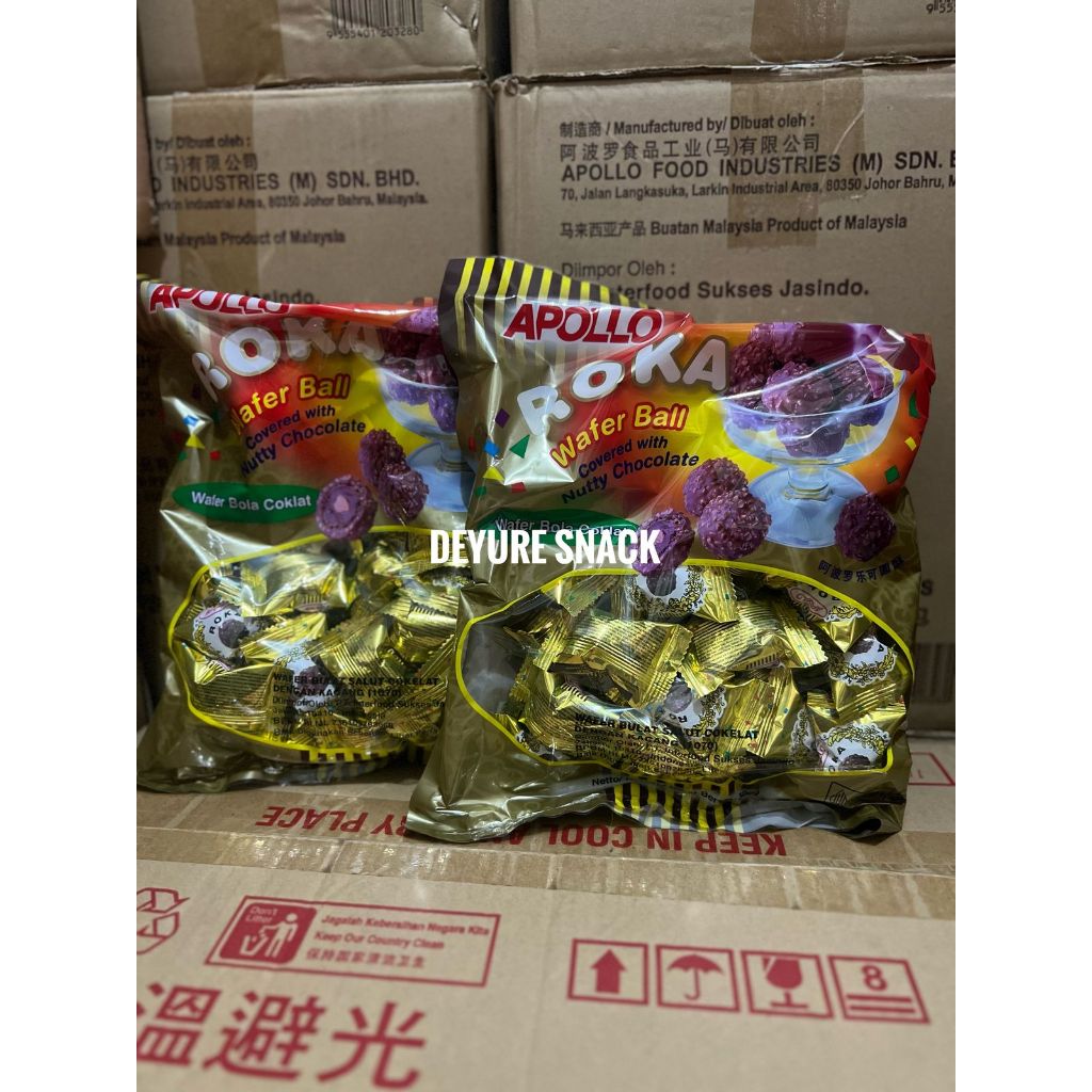 

Roka Apollo wafer ball 1 dus isi 16 bag (1 bag isi 50)