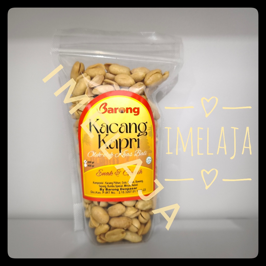 

Barong" Kacang Bali Kapri 250 Gr