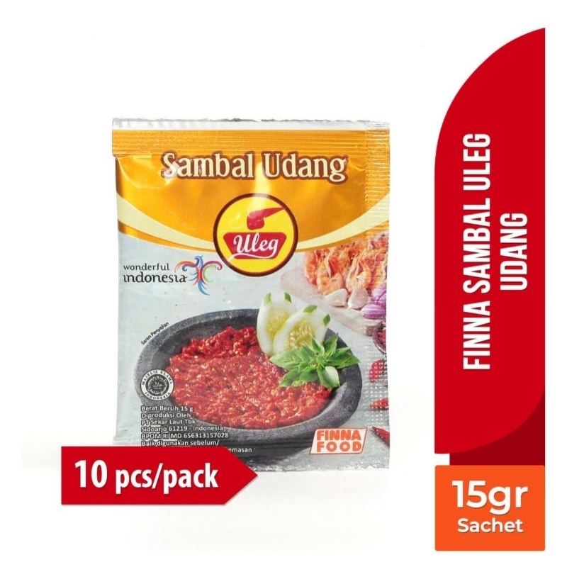 

Sambal Udang Finna ( 1 Pach = 10 Sachet )