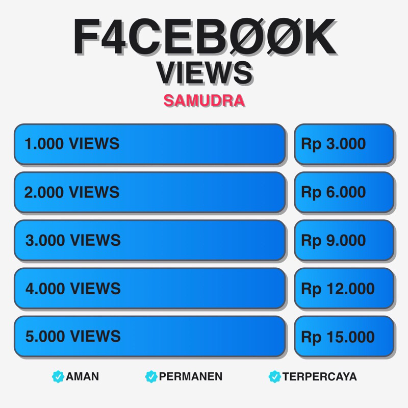 Facebook View Video - Views Facebook Pro Permanen HQ Real