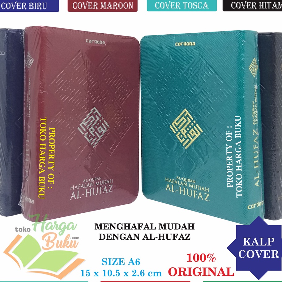 Hot AlQuran AlHufaz A6 Jaket Terjemah Tajwid 5 Blok Warna Penerbit Cordoba
