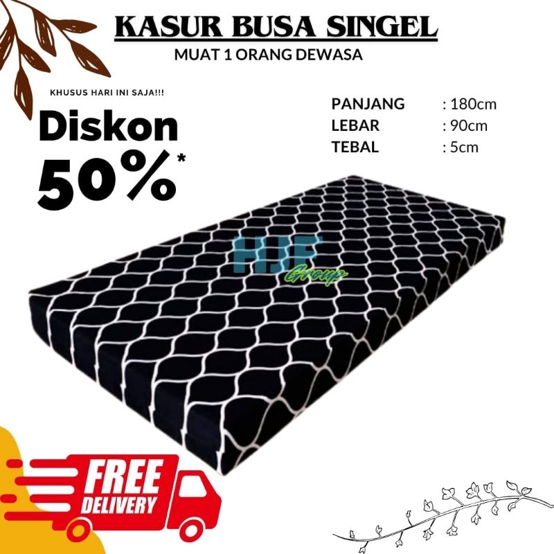 COD Kasur Busa Ukuran 180x90x5 Kasur Busa Singel