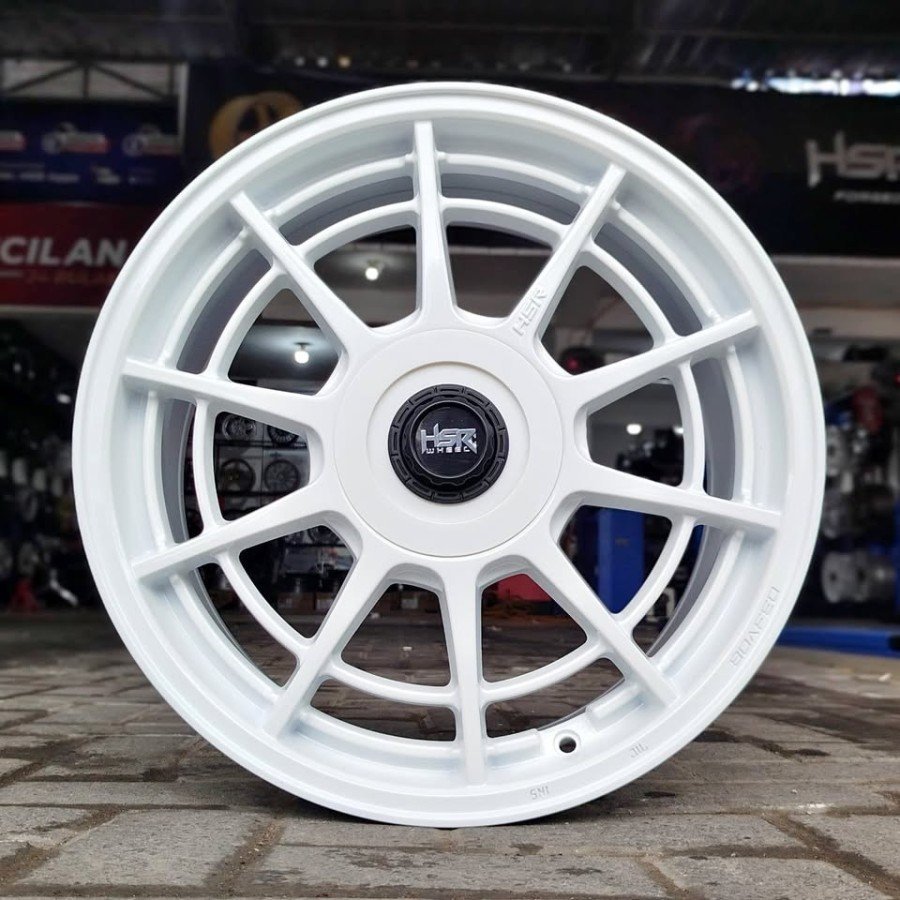 Velg Mobil Hsr Boafeo R16 Putih Baut 4 Velg Spider Ring 16 Avanza, Jazz, Fiesta, Brio