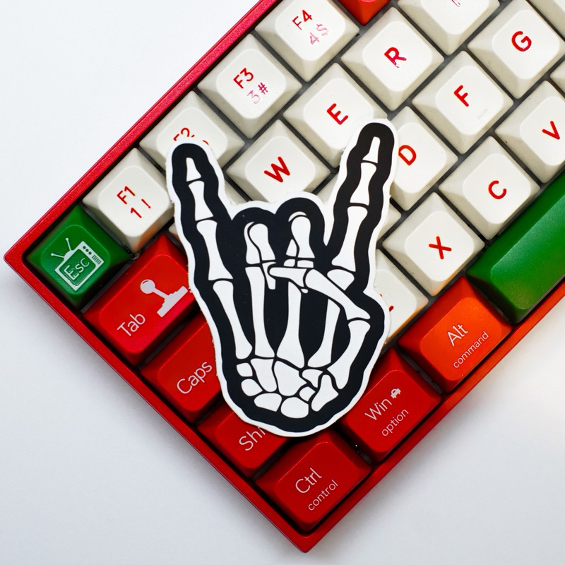 

STICKER HAND METAL SKULL DESIGN