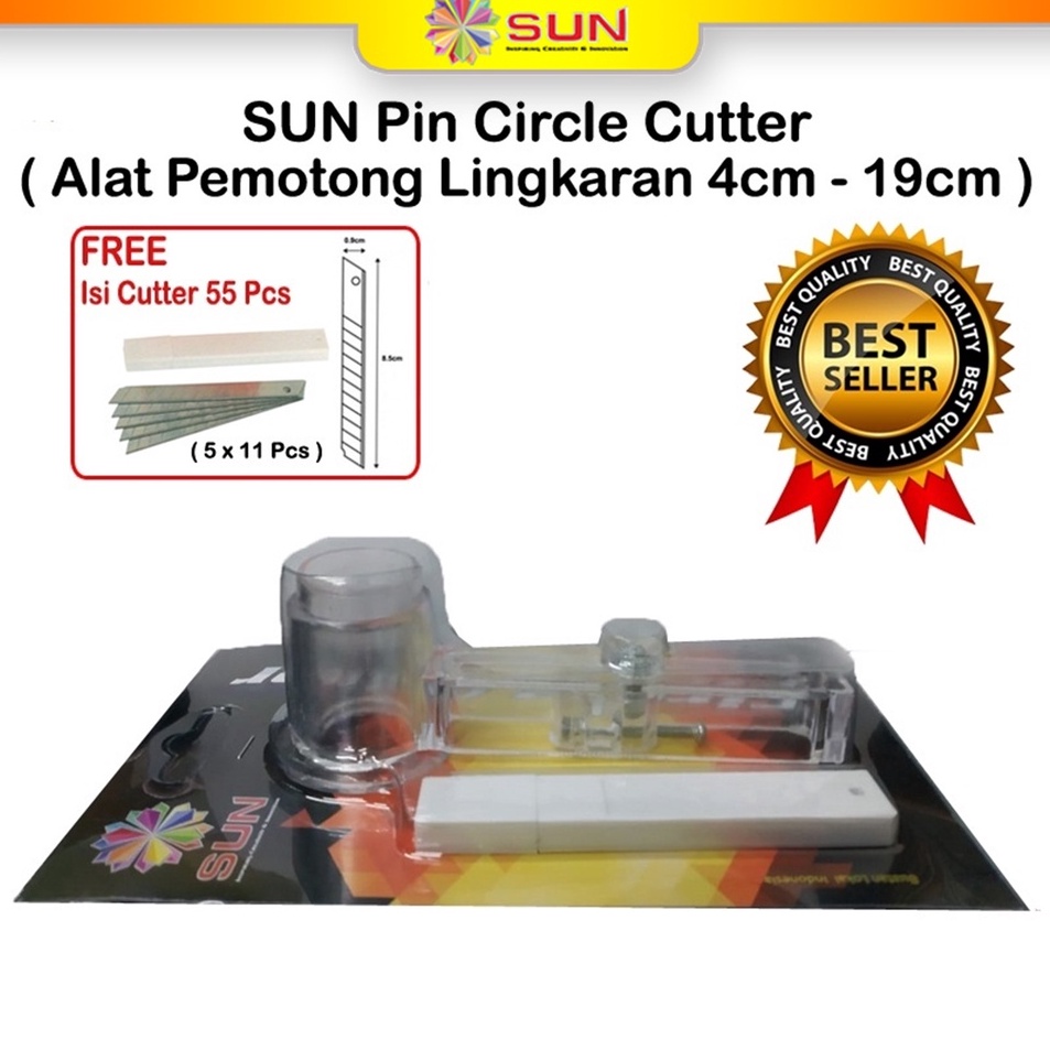 

COD Circle Cutter Premium 4 cm 19 cm Pisau Alat Potong Kertas Sticker Bulat Lingkaran Bundar Kualitas Eksport bisa potong er bontax camel photo glossy er kertas foto HVS Inkjet Art paper Duplex Vinyl Silky