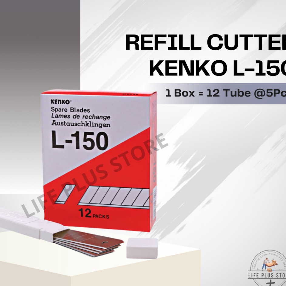 

Miliki ISI CUTTER KENKO L 15 ISI PISAU CUTER L15 REFILL KATER BESAR Box Sekotak