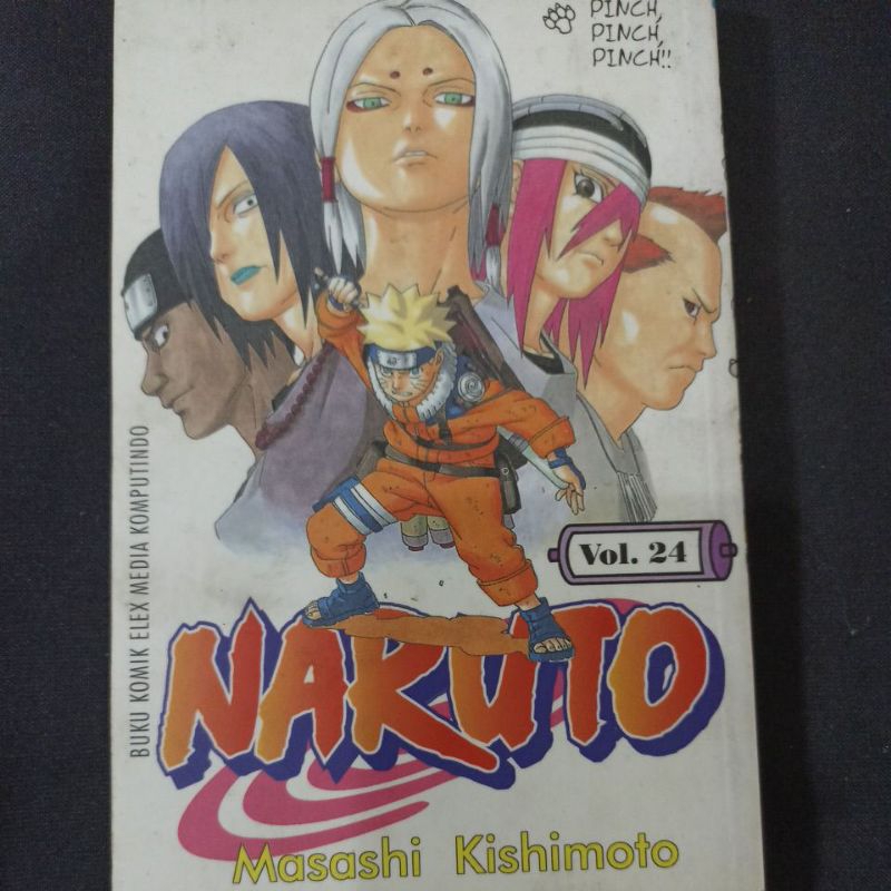Komik Naruto 24 (tidak segel/preloved)