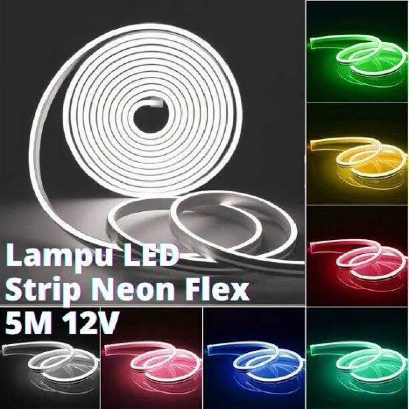 [COD] MYVO Prime Lampu Led Strip Neon Flex 5 Meter 2835 RGB