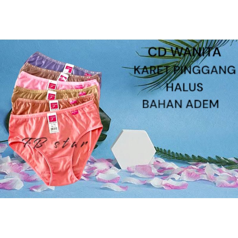 CD wanita isi 6 & 3 pcs | CD Polos | CD wanita dewasa & Remaja ukuran M L XL XXL
