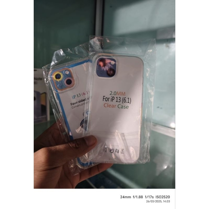 case IP 13 / iphone 13 bening dan hitam