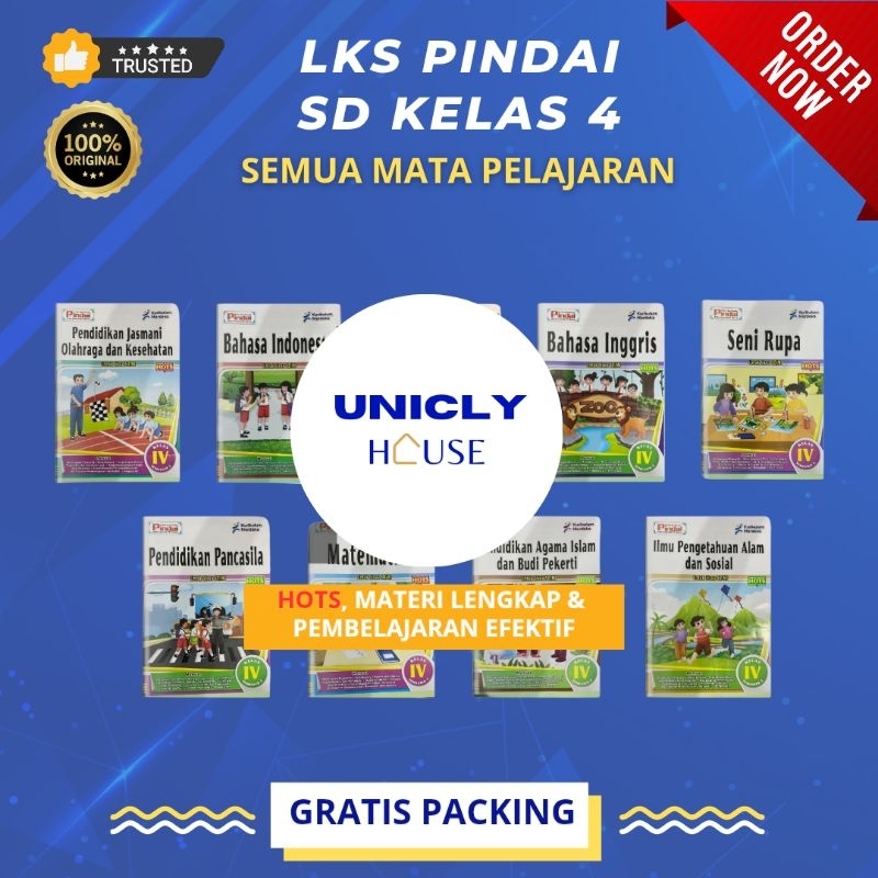 Unicly house - (SOAL HOTS) LKS PINDAI KELAS 4 SEMESTER 2 - KURIKULUM MERDEKA - SEMUA MATA PELAJARAN
