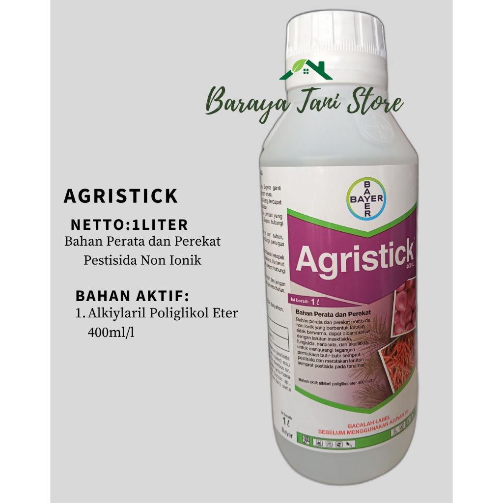 AGRISTICK 1 LITER BAHAN PERATA DAN PEREKAT ORIGINAL BAYER