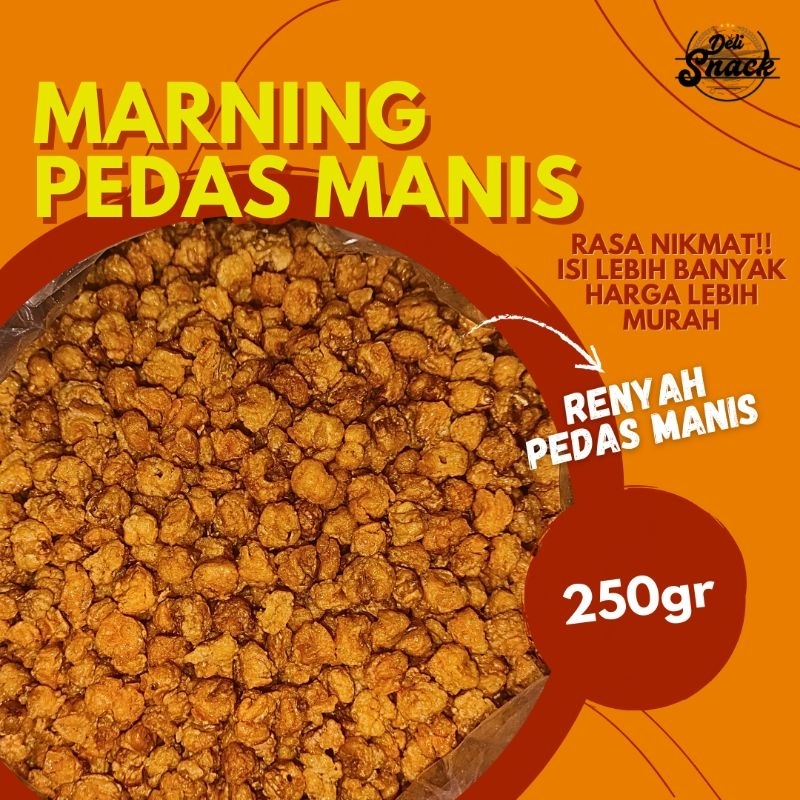 

[250gr] MARNING JAGUNG PEDAS MANIS SNACK GROSIR | Delisnack