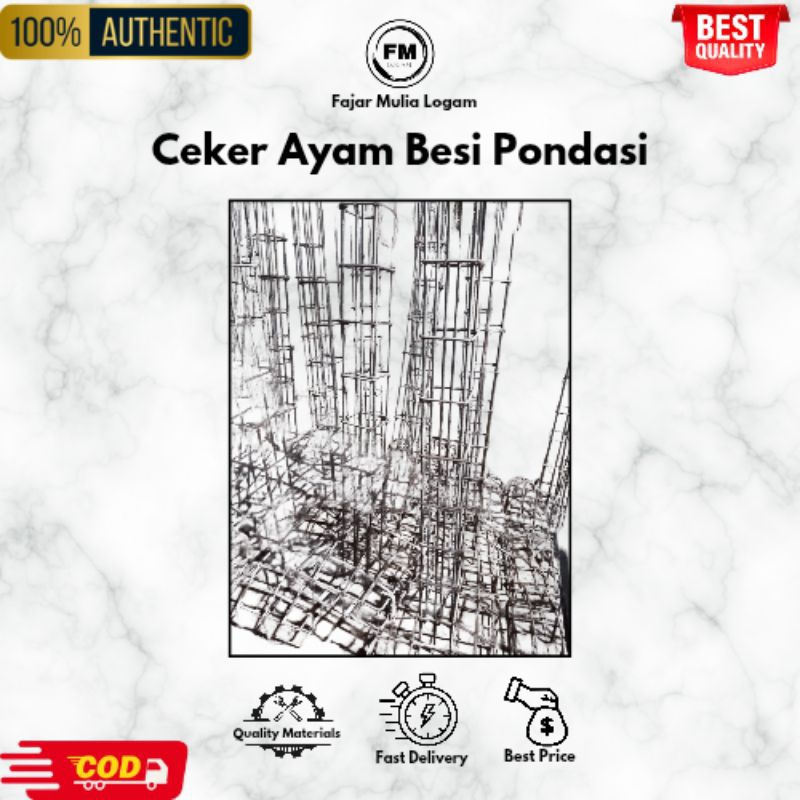 

Ceker ayam besi pondasi kuat