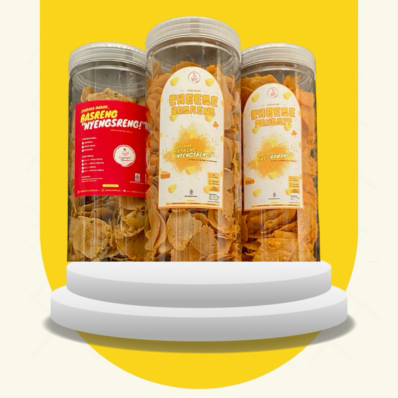 

PREMIUM BASRENG KEJU, PANGSIT KEJU, BASRENG DAUN JERUK, BASRENG BAWANG 250gr