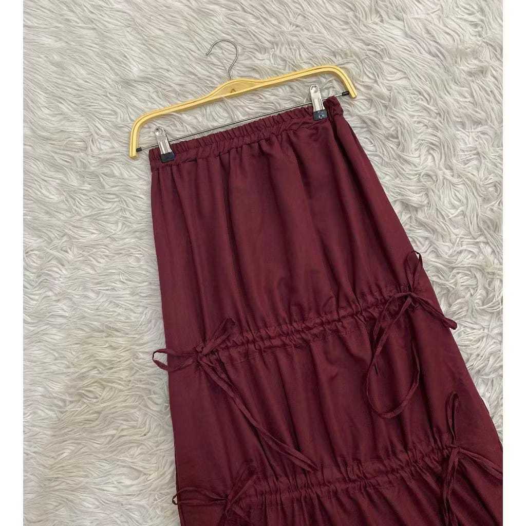 value pack ashela skirt / rok serut korea / rok kekinian / rok panjang