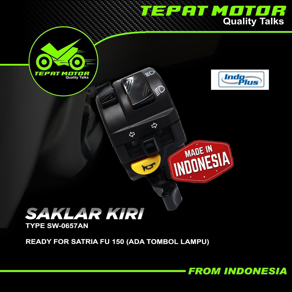 SAKLAR KIRI KANAN SUZUKI SATRIA FU 150 (ADA TOMBOL LAMPU) ORIGINAL MINDA INDO PLUS