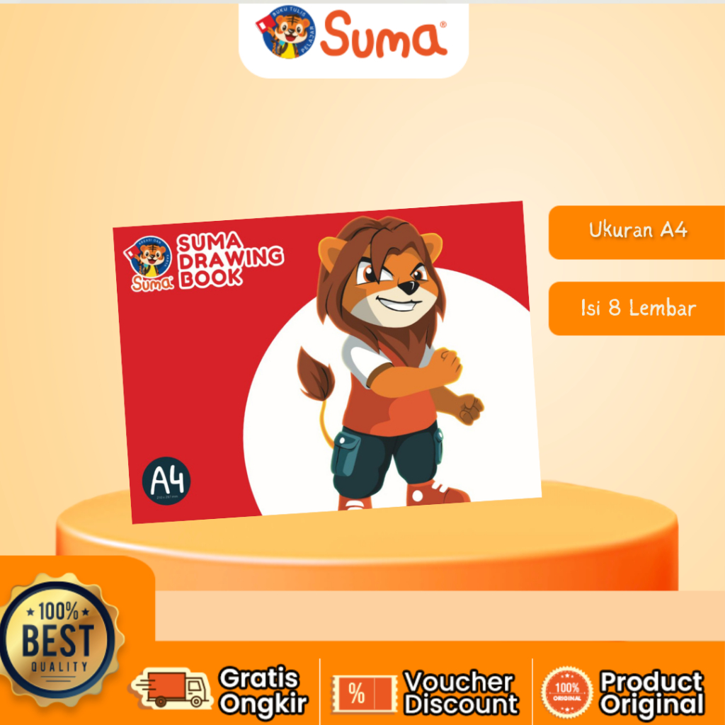 

Suma Buku Gambar A4 - Red Huta