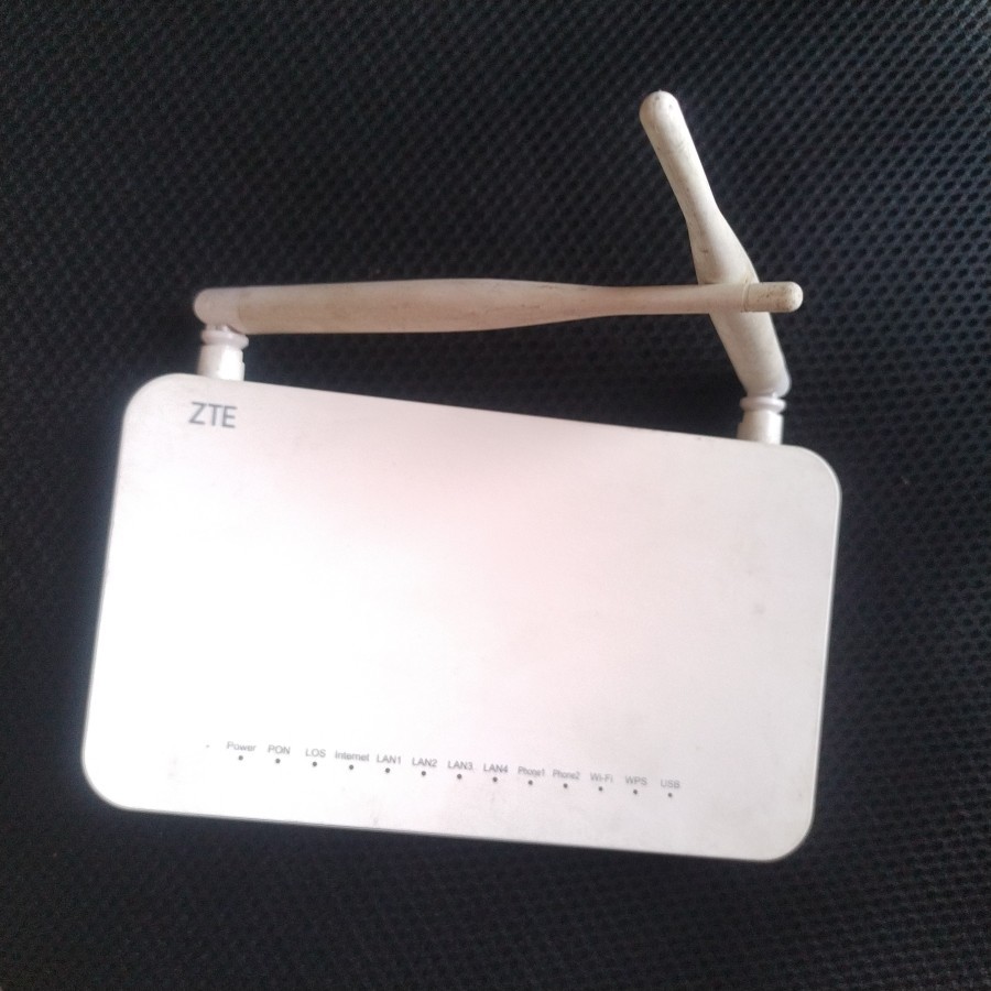 Modem ZTE f609 GPON ONT bekas pakai